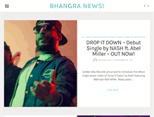 Tablet Screenshot of bhangra.org
